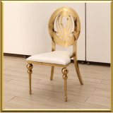 Modern Restaurant Metal Furniture Golden Finish Stainless Steel Event Party Banquet Dining Chair