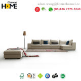 Hot-Selling Home Furniture Living Room Beige Fabric Sofa (HC-R574)