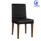 Production Fabric Upholstery Imitation Wood Aluminum Furniture Restaurant Chair