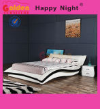 French Modern Plywood Double Bed Designs G1077