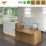 Popular Office Furniture Wooden Front Desk (HY-Q42)