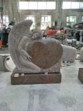 Red Granite Angel Sculpture Monuments