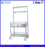 China Supply Stainless Steel Hospital Emergency Medical Infusion Trolley