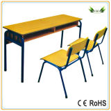 Wooden Desk and Chair School Furniture Sets (SF-08D)