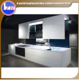 Glossy Modular Fiber Kitchen Furniture with Assembled Packing