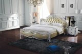 Classical Style Genuine Leather Bed (SBT-5869)