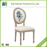 Luxury Modern PU Wood Round Back Dining Chair (Jill)