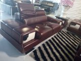 Living Room Sofa with Modern Genuine Leather Sofa Set