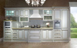 Modern Solid Wood Kitchen Furniture Design (zq-012)