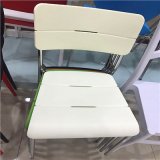 Outdoor Stackable Plastic Chair, White Plastic Chair