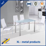 Home Furniture Modern Design Glass Top Dining Set