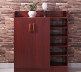 Solid Wooden Shoe Rack Wooden Cabinet (M-X2099)