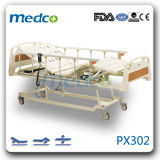 Movable Hospital Electric Bed Ultra Low 3 Functions Patient Electric Nursing Bed