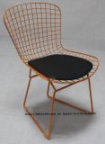 Modern Restaurant Outdoor Furniture Metal Wire Dining Leisure Chair