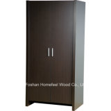 Sturdy & Durable Wooden Bedroom 2 Door Wardrobe Closet (WB78)