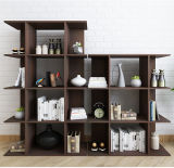 Modern Bookcase with 3 Shelf