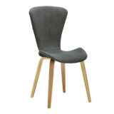 Fabric Bent Plywood Dining Chair W17939