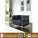 Modern Design Stainless Frame Leather Leisure Sofa (LC3)