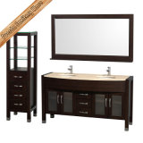 Fed-1079b 60 Inch High Quality Modern Solid Wood Bathroom Vanities Bath Furniture