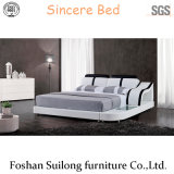 7002 Real Leather Modern Bed Bedroom Bed