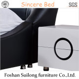 Bedroom Furniturereal Leather Modern Bed