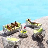 Chinese PE Outdoor Sofa Rattan/ Wicker Sofa Garden Set S309