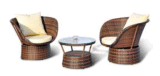 Outdoor Rattan Furniture Leisure Chair and Table-1