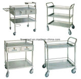 Mobile Hospital Stainless Steel Medical Trolley