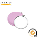 Korean Leather and Metal Pocket Mirror (H08042)