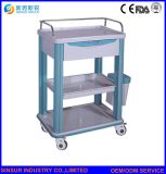 ISO/CE Approved Hospital Furniture ABS Multi-Function Medical Treatment Trolley