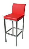 Backrest Stainless Steel Bar Stool