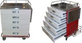 Factory Direct Price Hospital Drugs Trolley with 5 Drawers