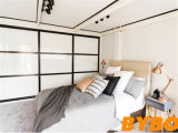 Sliding Door New Model Melamine Finish Wardrobe (BY-B-09)