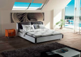 Modern Genuine Leather Bed (SBT-5801)