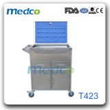 Hospital Stainless Steel Patient Medicine Trolley