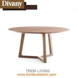 Modern Home Furniture Dining Room Round Woodern Dining Table