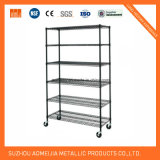 Chrome Wire & Basket Combo Shelving