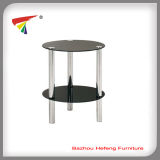 New Hot Simple Cheap Glass Corner Table (C004)