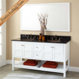 Fed-356 Unique White Finishing Solid Wood Bathroom Cabinets