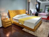 High Quality fashion Half Leather Soft Bed (SBT-32)