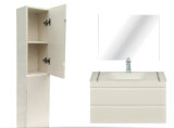 201 MDF Bathroom Vanity with One Piece Tempered Glass Basin