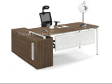 Corner Modern Wooden Melamine Furniture Office Table Executive Desk (HF-AD022)