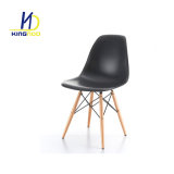 Replica Iconic Designs Plastic Eames Chair with Wooden Leg