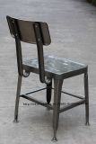 Metal Industrial Restaurant Dining Gunmetal Furniture Lyon Chair