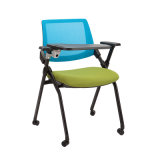 Office Plastic Mesh Conference Training Chair with Writing Table (FS-2020)