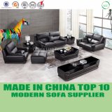 Home Furniture Black New Design Living Room Leather Sofa