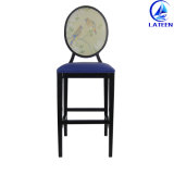 Round Back Metal Modern Furniture Bar Chair