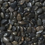 Landscaping Black Polished Garden Pebble