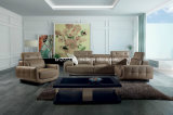 Living Room Genuine Leather Sofa (SBO-5921)