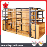 Wooden and Metal Retail Store Display Shelving